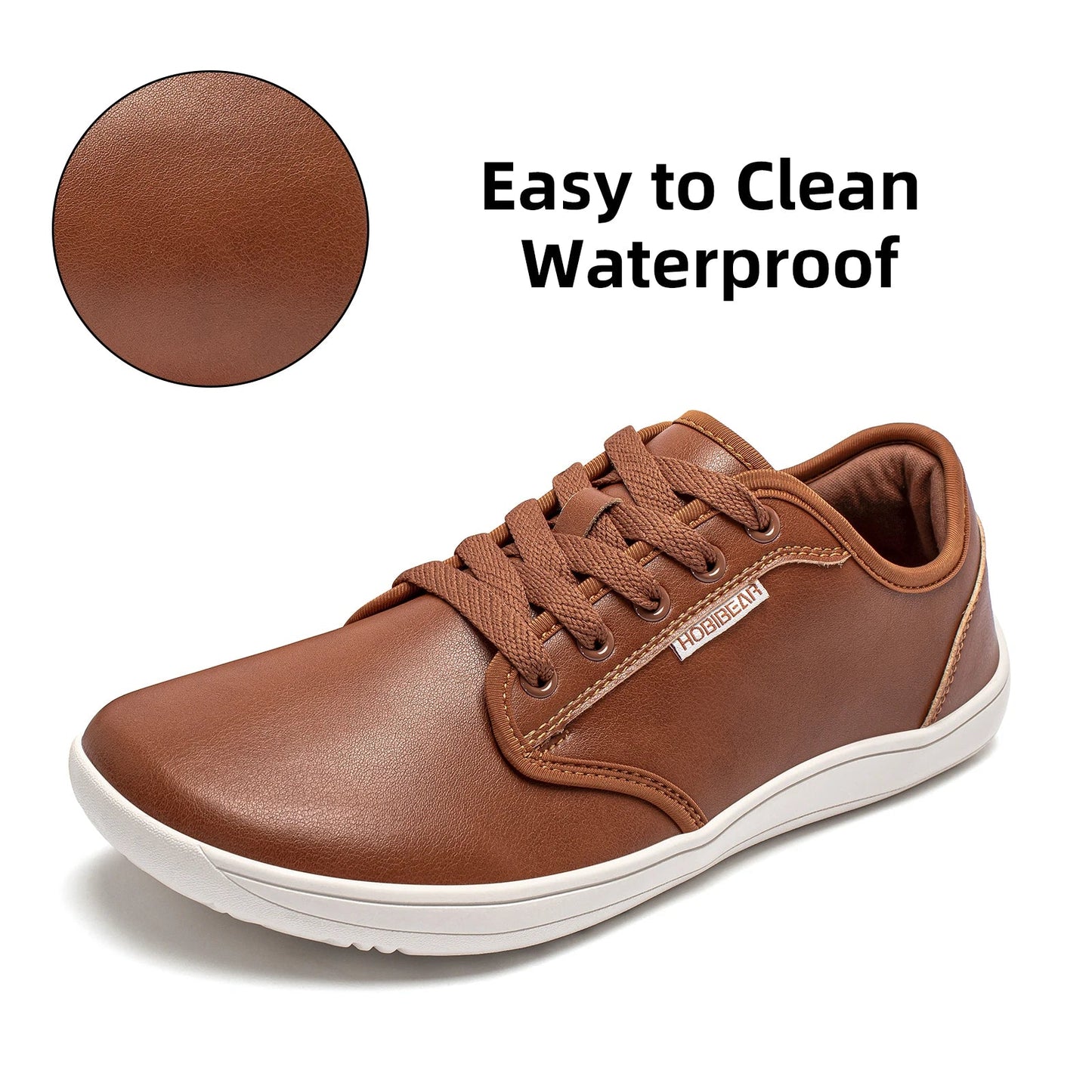 Unisex Wide Barefoot Shoes Women Men Zero Drop Minimalist Sneakers Artificial Leather Trail Walking Shoes
