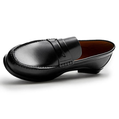 Vintage Calf Leather Loafers Breathable Slip on Moccasins Driving Designer Casual Cowhide Shoes for Men