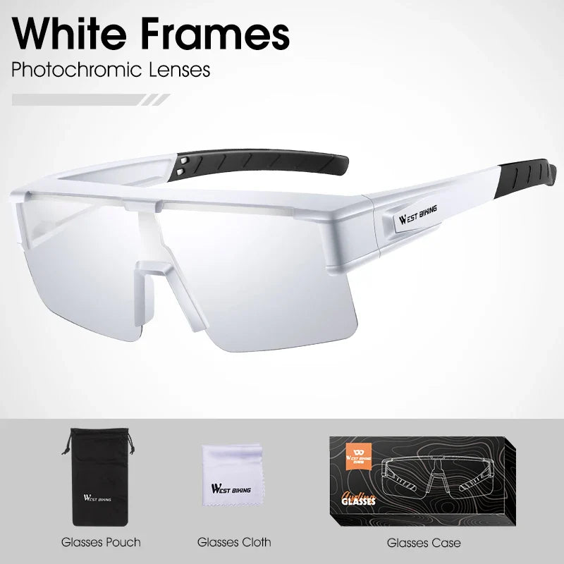 Sunglasses Glasses Men Photochromic Cycling Glasses