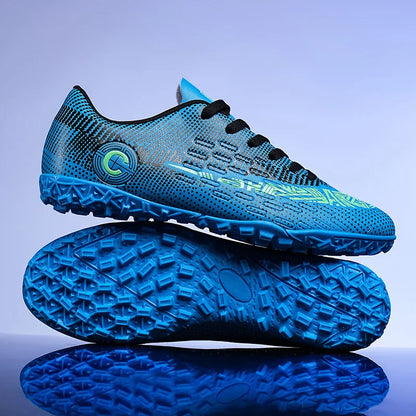 Large Size FG/TF High Quality Mens Soccer Shoes Non-Slip Turf Soccer Cleats for Kids Training Football Boots Chuteira Campo 48