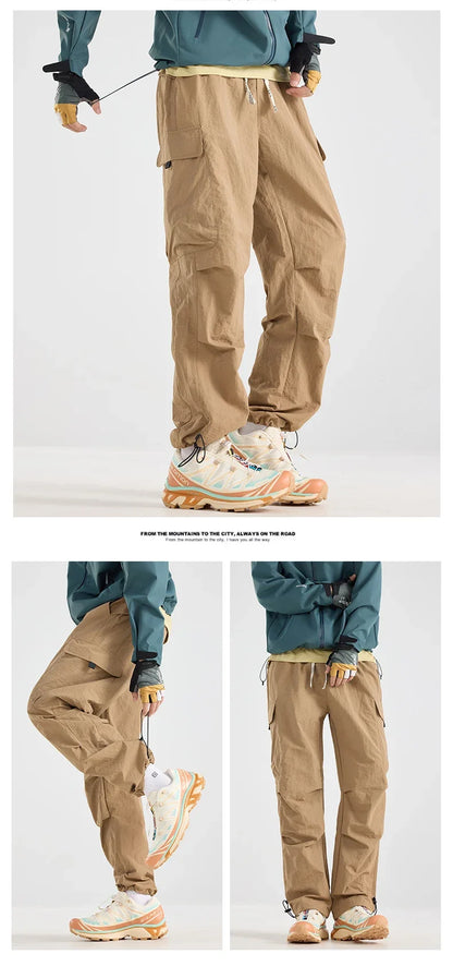 2026 New Men's Water-repellent Hiking Pants Scratch Resistance Fashion Cargo Pants Breathable Trousers Fishing Camping Pants