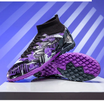 Size 34-46 Men FG/TF Football Boots Futsal Professional Unisex Kids Soccer Shoes Training Outdoor Boys Football Shoes Sneakers