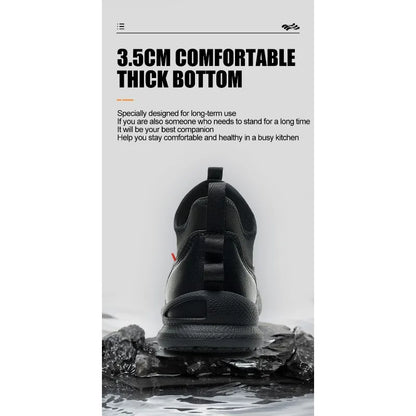 Men's Work Shoes Non Slip Oil Resistant Chef Shoes Suitable Seasons Lightweight and Comfortable with A Soft Sole That Not Tiring