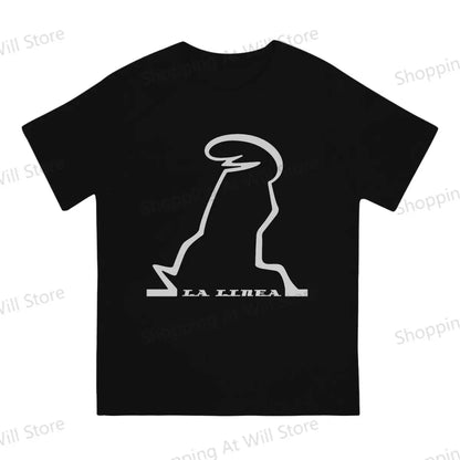 men's and women's casual T-shirts La Linea The Line Osvaldo Cavandoli TV Round neck short sleeved T-shirt Street Clothing S-6XL