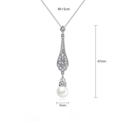 Pave Setting Fashion CZ Crystal Pearl Women Girls Earring AAA Grade Cubic Zircon Earring Bridal Wedding Dangle Earring