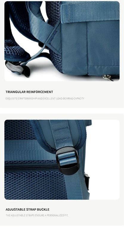 Large Travel Backpack for Women Men Cabin Bag Multifunctional Airplane Waterproof Backpack with USB Charging Anti-Theft Backpack