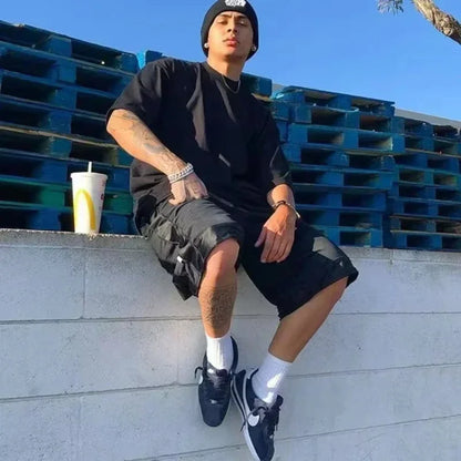 Summer 2026 Brooklyn New York Grid Print T-Shirt for Men Casual Crew Neck Short Sleeve Tee | Trendy Streetwear Tops Ideal