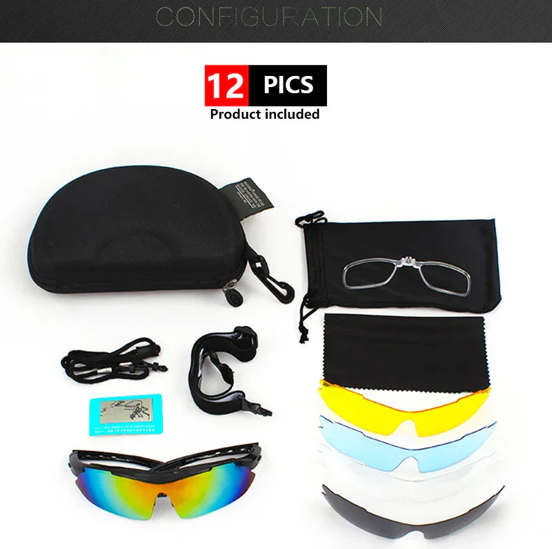Photochromic Polarized Cycling Glasses Men Women Bike Glasses UV400 Eyewear Sunglasses HikingMTB Road Bicycle Goggles