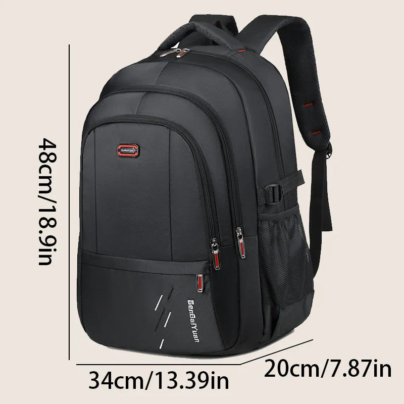 Large Capacity Backpack - Spacious, Durable, and Stylish Men's Backpack, Perfect for Business Travel, Leisure, and Daily Use, Su