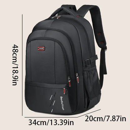 Large Capacity Backpack - Spacious, Durable, and Stylish Men's Backpack, Perfect for Business Travel, Leisure, and Daily Use, Su
