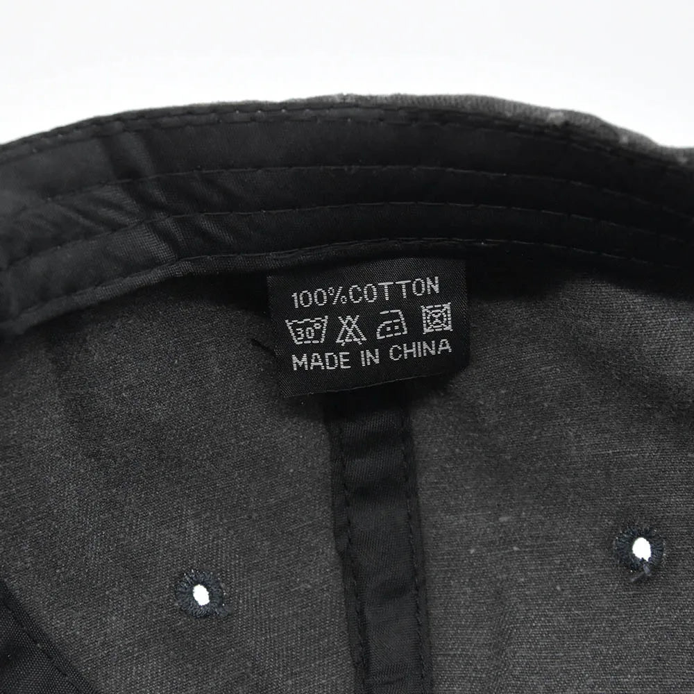 Embroidered Baseball Cap For Women Men New Spring Summer Solid Sunhat Retro Washable Sport Snapback Caps Hip Hop Fishing Hat