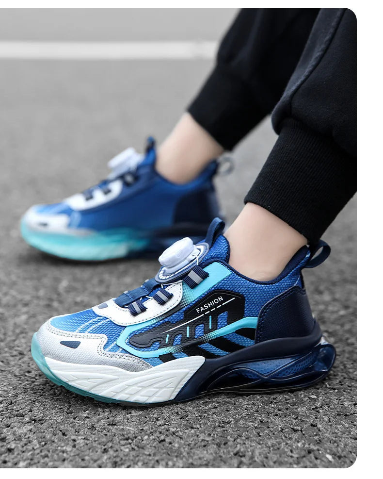 New Children Casual Shoes Four Seasons Kids Mesh Sneaker Non-slip Basketball Sports Shoes Boys Girls Sneaker Outdoor Shoes
