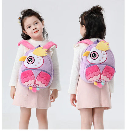 Cute Animals Cartoon Plush Children Backpacks Schoolbag Girls Boys casual Baby Bags