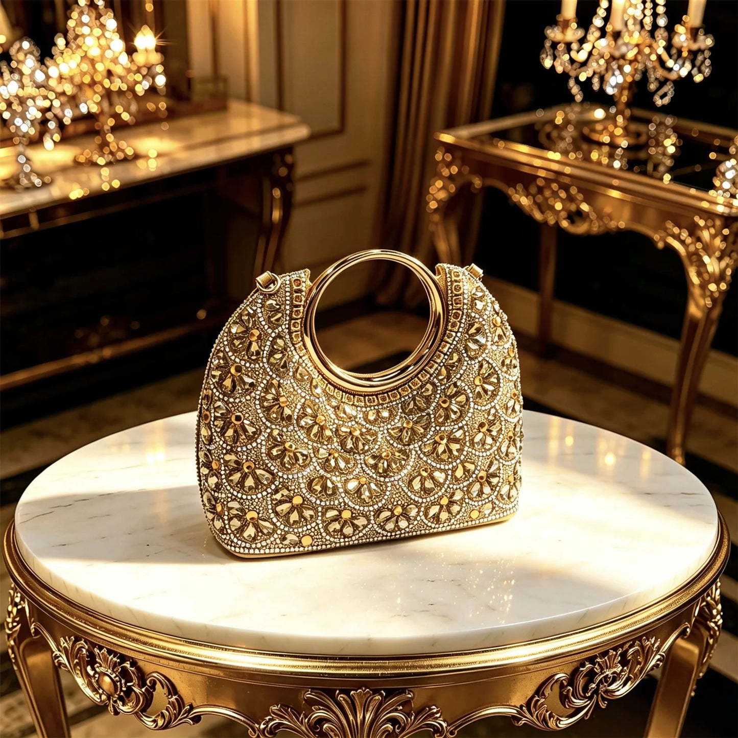 Italian Design Elegant Green Rhinestone Pointed Toe High Heels & Handbag Set - Ideal for Weddings and Special Occasions