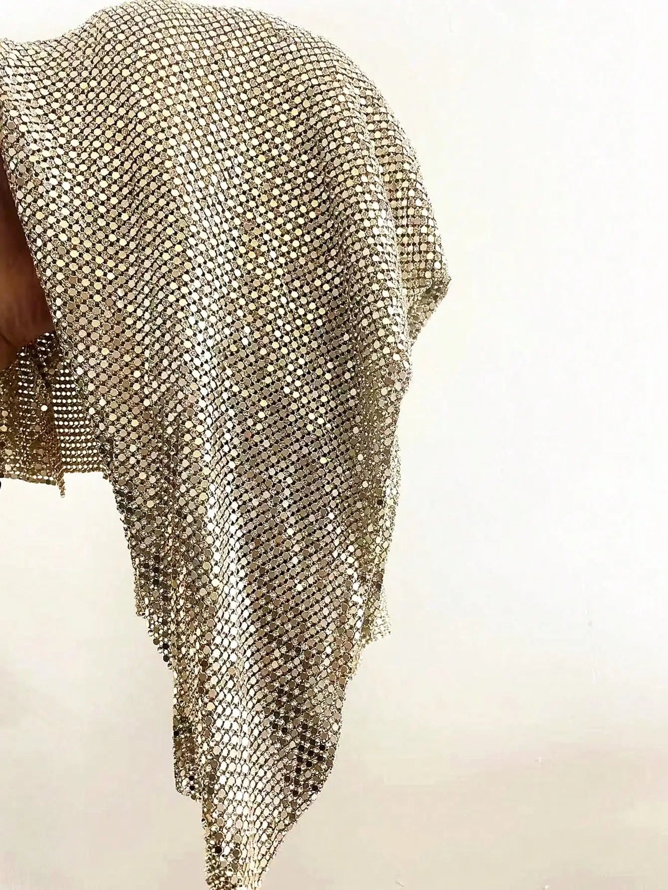 Sparkly Rhinestone Metal Camisole For Women Sexy Backless Halter Neck Off The Shoulder Tank Top Summer Nightclub Party Crop Tops