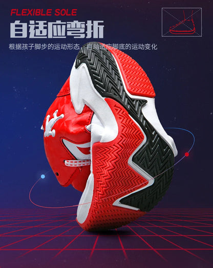 Children Basketball Shoes For Boys Girls Trainers High Top Sneakers Kids Training Shoes Outdoor Non-slip Children's Sports Shoes