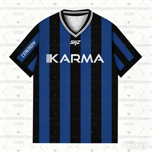Adult Women's Men's Boys' Casual Sporty KARMA Ceremony 3D Print Graphic T-Shirt Girl Tee Outdoor Sports T-shirt