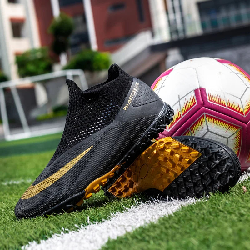 New Men Football Boots High-quality Soccer Shoes Soccer Cleats Professional Turf Training Shoes Ultralight Futsal Match Non-Slip