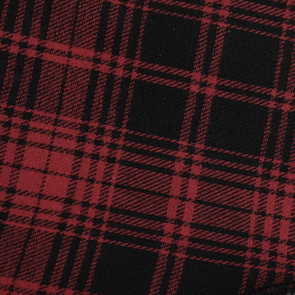 Cyber Punk Dark Gothic Skirt Women Streetwear Harajuku Irregular Patchwork Red Plaid Skirt Hotsweet Y2k Clubwear Skirt