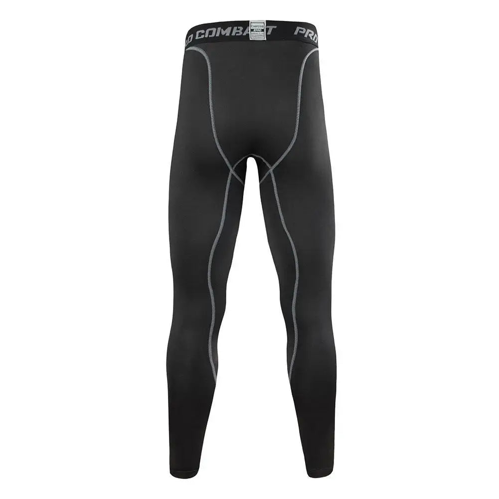 Men Compression Tight Leggings Running Sports Male Workout Bottoms Trousers Jogging Dry Yoga Pants Quick Fitness Training
