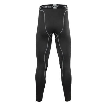 Men Compression Tight Leggings Running Sports Male Workout Bottoms Trousers Jogging Dry Yoga Pants Quick Fitness Training