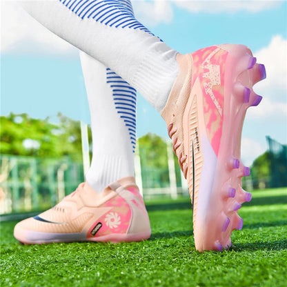 FG Mens Soccer Shoes High Quality Turf Soccer Cleats for Sneakers Training Football Boots Chuteira Campo 35-45
