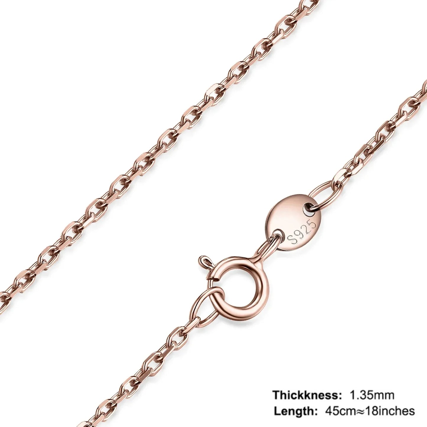 Genuine 100% 925 Sterling Silver Necklace Ingot Twisted Trace Belcher Snake Bar Singapore Box Chain Necklace Women