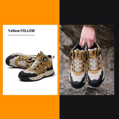 New Safety Boots Men Work Indestructible Shoes Sneakers Steel Toe Protective Boots Anti-smash Anti-puncture Work Tactical Boots
