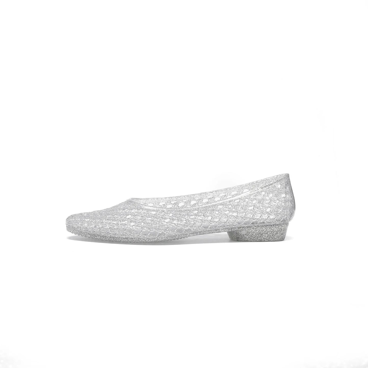 Kids'Casual Shoes Sandals Summer Princess Jelly Shoes Baotou Beach Shoes Soft soled Crystal Shoes New Style Size 35-40