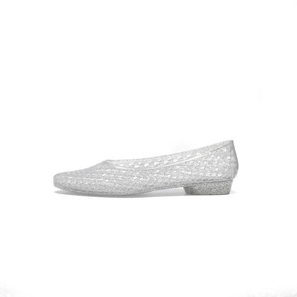 Kids'Casual Shoes Sandals Summer Princess Jelly Shoes Baotou Beach Shoes Soft soled Crystal Shoes New Style Size 35-40
