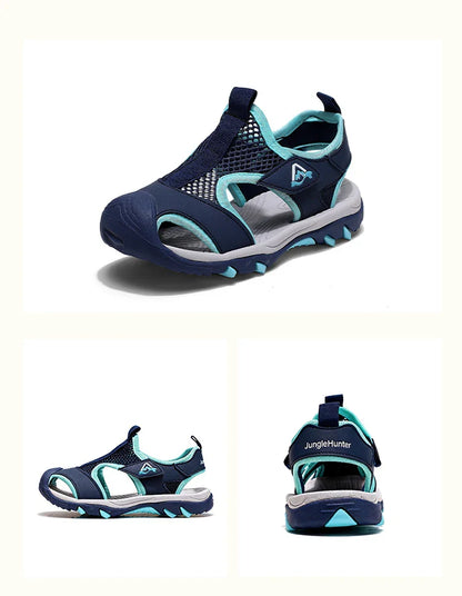 Summer Children Comfortable Sport Water Sandals Outdoor for Boys and Girls Casual Closed Toe Anti-Collision Walking Sandials