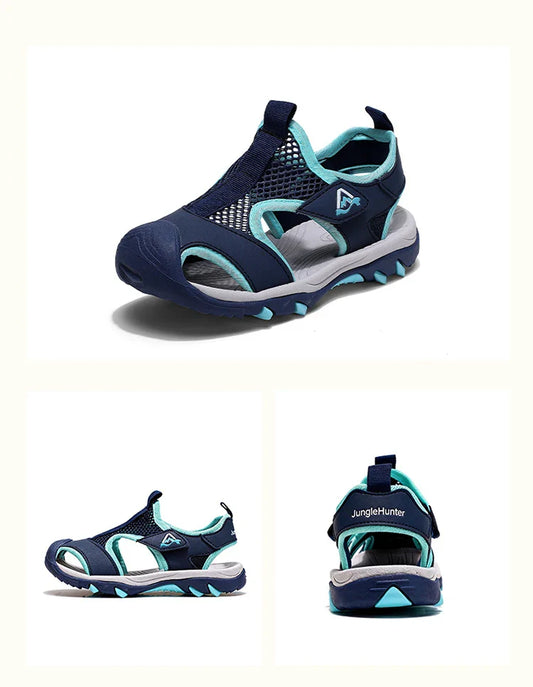 Summer Children Comfortable Sport Water Sandals Outdoor for Boys and Girls Casual Closed Toe Anti-Collision Walking Sandials