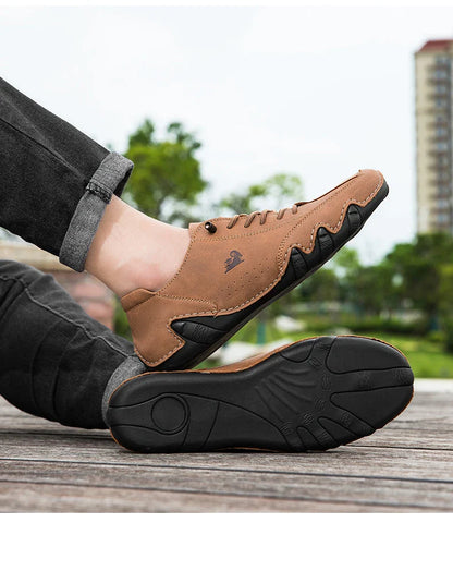 Men's shoes four season new plus size casual shoes fashion low-top soft sole breathable outdoor shoes men's sports walking shoes