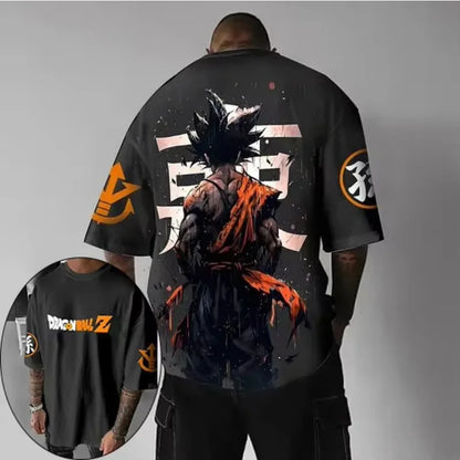 Animation Joint American Loose T-Shirt 2025 Summer New Men's and Women's Casual Street Hip Hop Short Sleeve Top