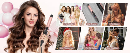 Ceramic Mini Hair Curler 25mm Travel Curling Iron Dual Voltage Curling Wand Small Hair iron Styler Curly Hair Products
