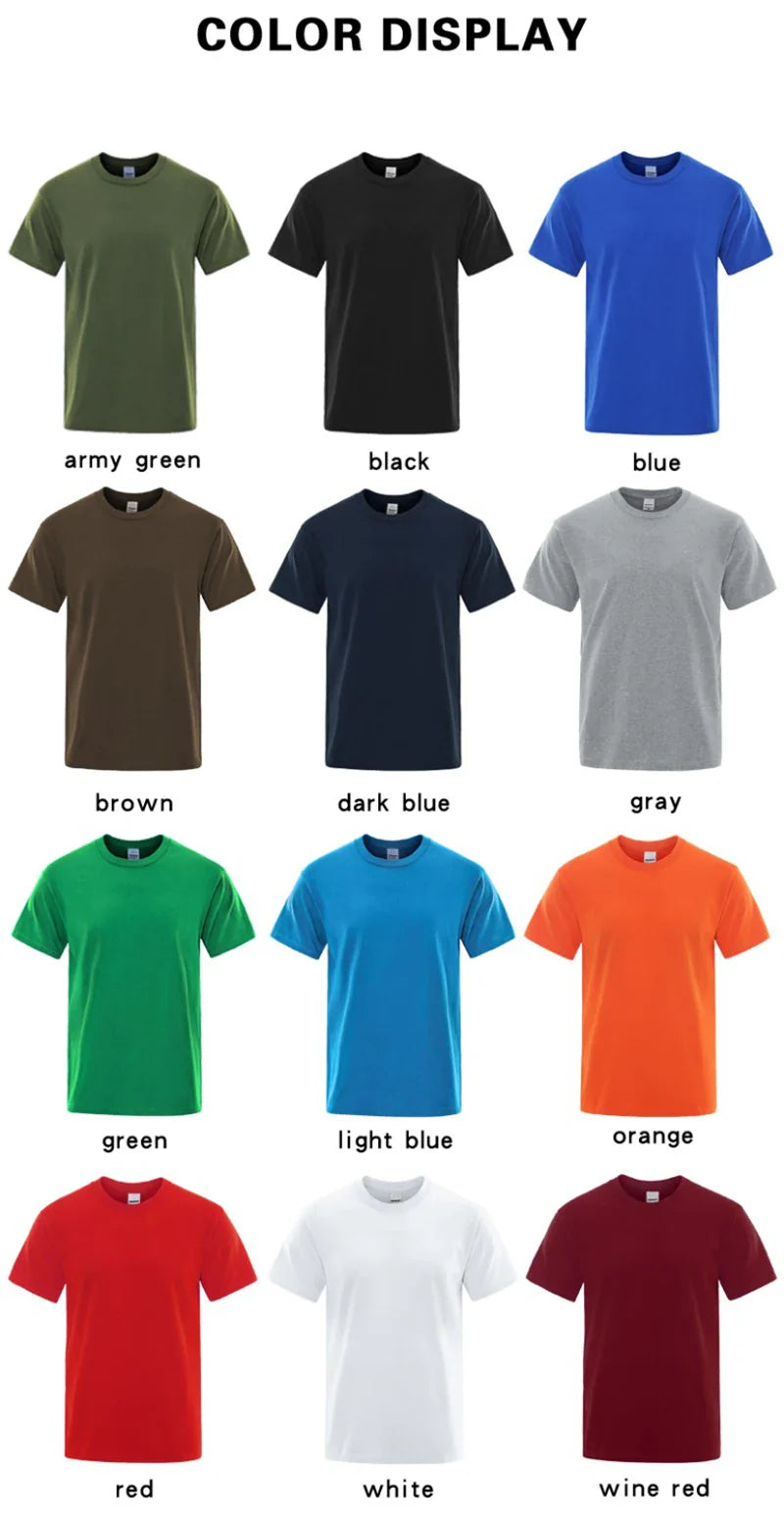U.S.A New York USA City Street Printed T-Shirts For Men Loose Oversized T Shirt Fashion Breathable Short Sleeve Cotton Clothing