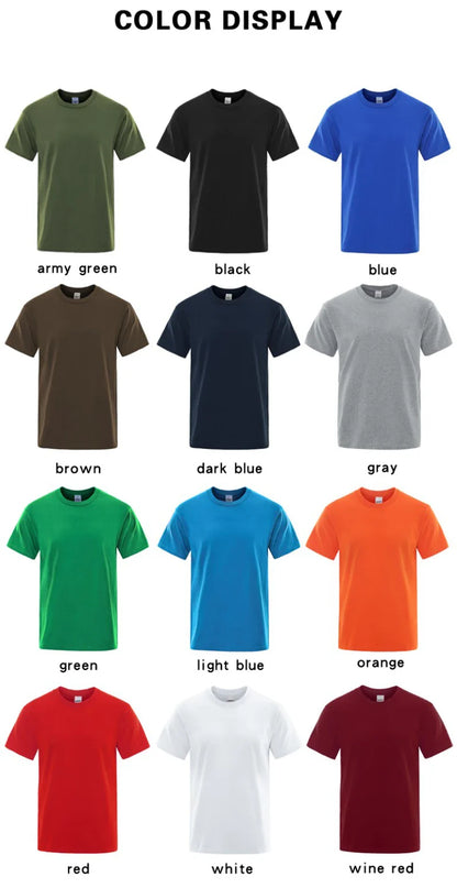 U.S.A New York USA City Street Printed T-Shirts For Men Loose Oversized T Shirt Fashion Breathable Short Sleeve Cotton Clothing