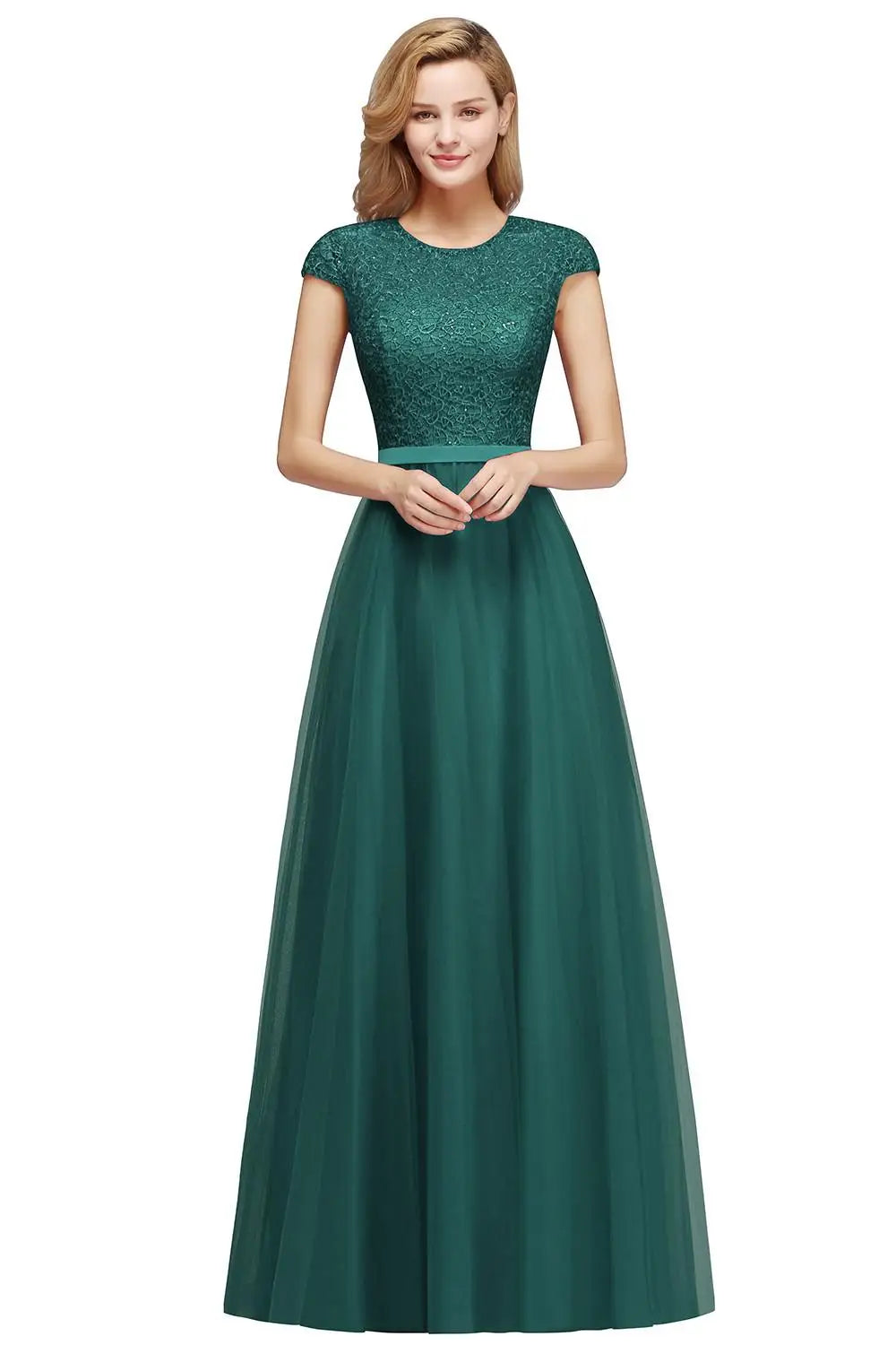 Pearl Pink Chiffon Lace Bridesmaid Dresses Sweetheart Long Evening Gowns With Sashes Formal Occasion Party Prom Vestido De Festa