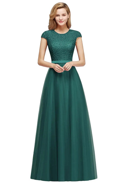 Pearl Pink Chiffon Lace Bridesmaid Dresses Sweetheart Long Evening Gowns With Sashes Formal Occasion Party Prom Vestido De Festa