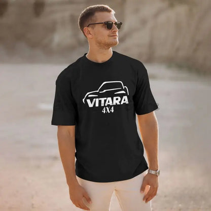 Custom Vitara Off Road Print T-Shirt Men Cotton Short Sleeve Graphic T Shirts Summer Casual Oversized Tees Tops Streetwear S-6XL