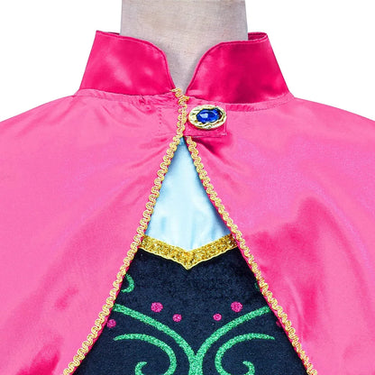 Girl Princess Dress Halloween 2026 Cosplay Party Costume Snow Queen Princess Clothes Children Outfit