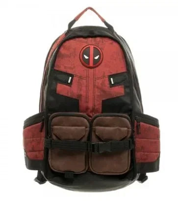 Avengers Deadpool Captains America Backpack Anime Cartoon Backpacks Outdoor Leisure Travel High Capacity Backpack