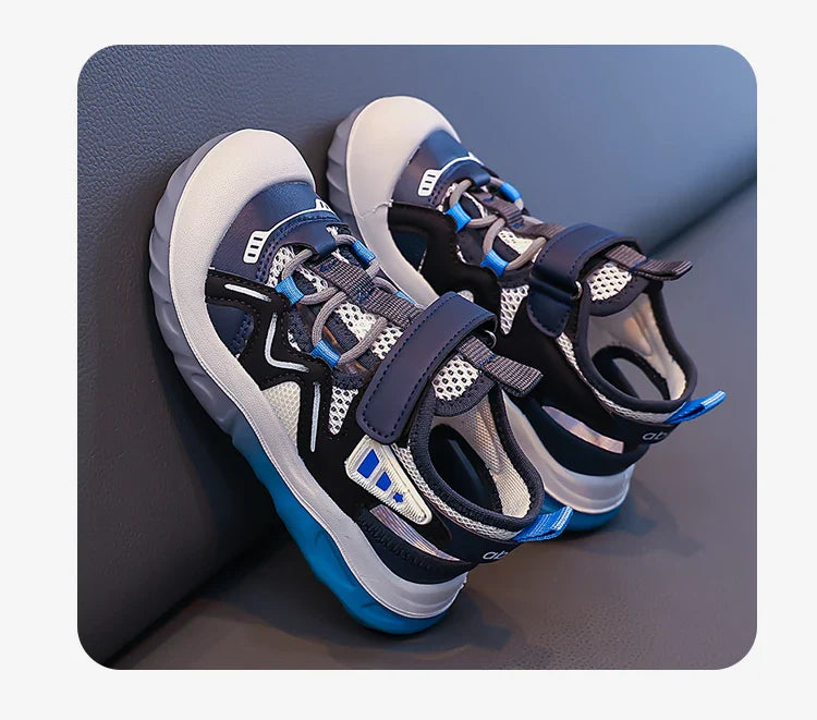 Luxury Kids Shoes Boys Sandals Non-slip Outdoor Hiking Sports Shoes Children Breathable Comfort Sports Sandals for Boy