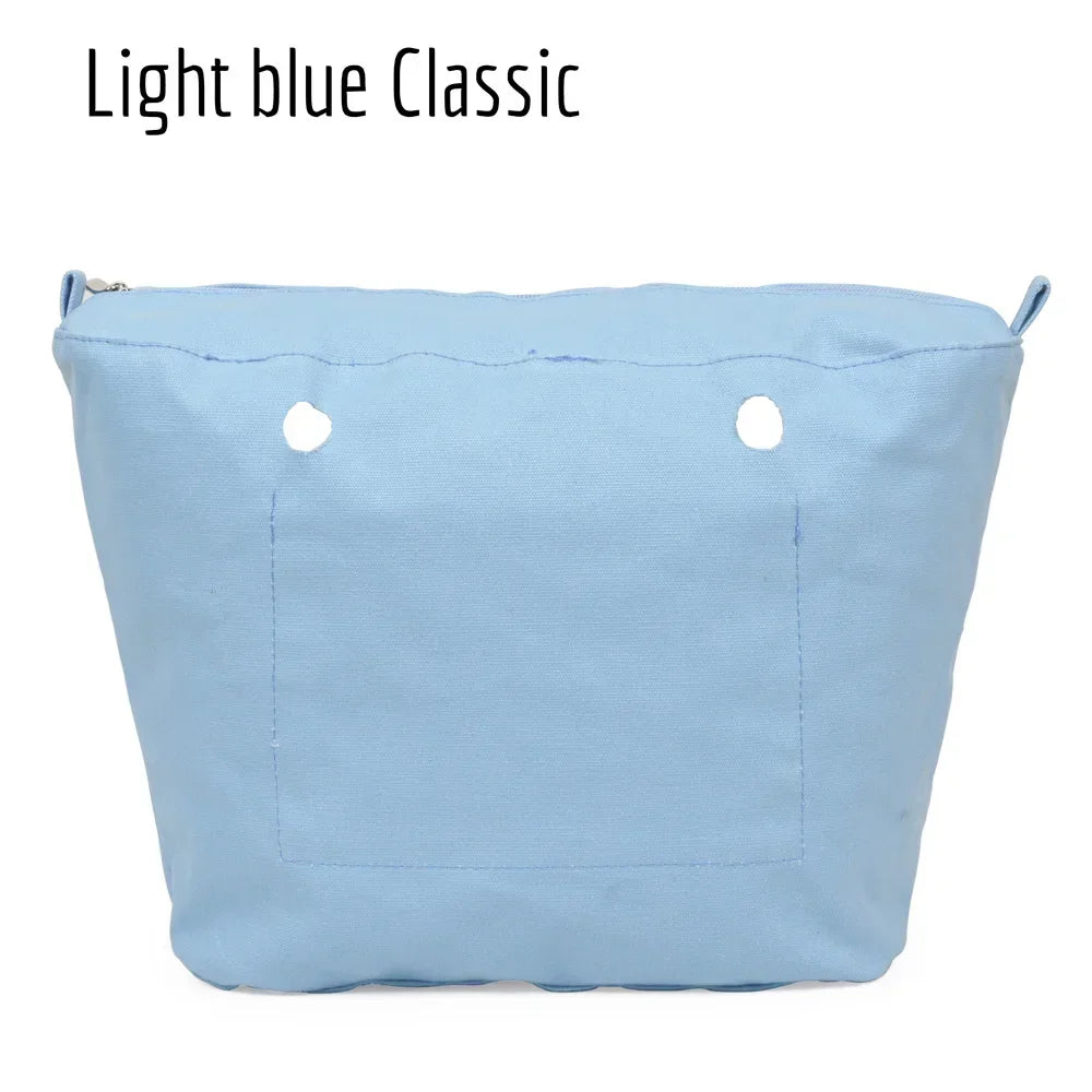 New Waterproof Inner Bag Organizer Insert Zipper Pocket for Classic Mini Obag Canvas Material for O Bag