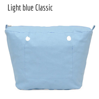 New Waterproof Inner Bag Organizer Insert Zipper Pocket for Classic Mini Obag Canvas Material for O Bag