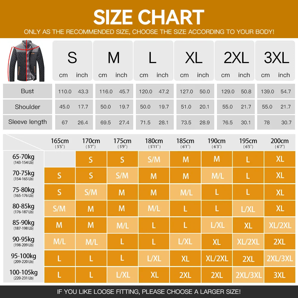 Men's Jackets Casual Bomber Coat Diamond Quilted Puffer Down Lightweight Casual Button Down High Quality Overshirt Us Size