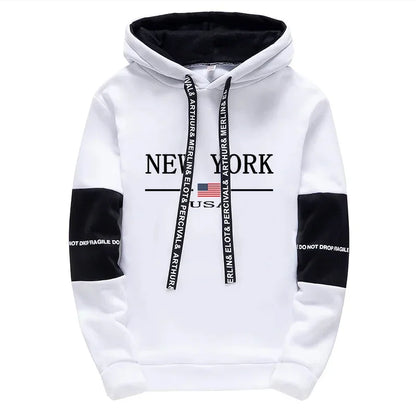 Quality Mens Tracksuit Casual Print Sweatshirts Sports Jogging Mens Clothing Autumn Winter Sportswear Single Piece Hoodie Pants