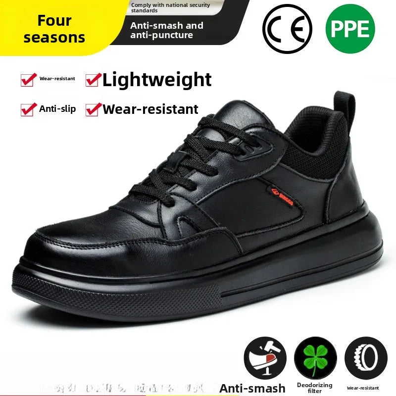 Insulated Shoes 6KV Electrician Shoes Toe Caps Anti Smashing Anti Piercing Lightweight Soft Safety Shoes Labor Protection Shoes