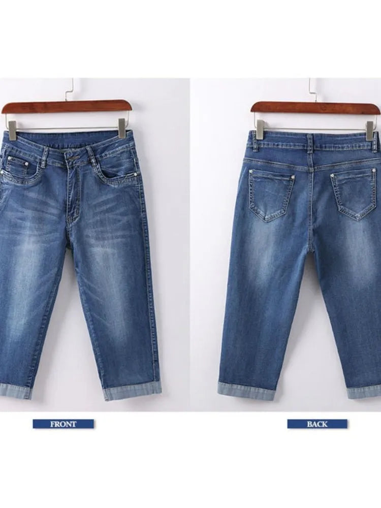 Woman's Jeans Cropped Jeans Ladies Cropped Trousers