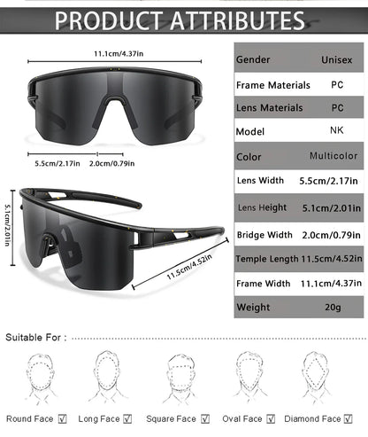 3-8 Years Old Brand Kids Cycling Sunglasses Boys Girls Outdoor Baseball Bike Bicycle Sport Eyewear Youth Gift UV400